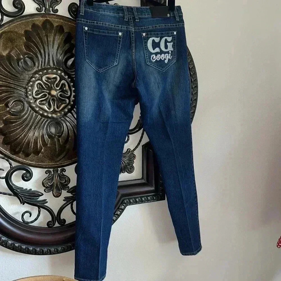 COOGI CG Women's Vintage Blue Denim Jeans Pants
Straight Leg Skinny Size 11/12| - Picture 4 of 15